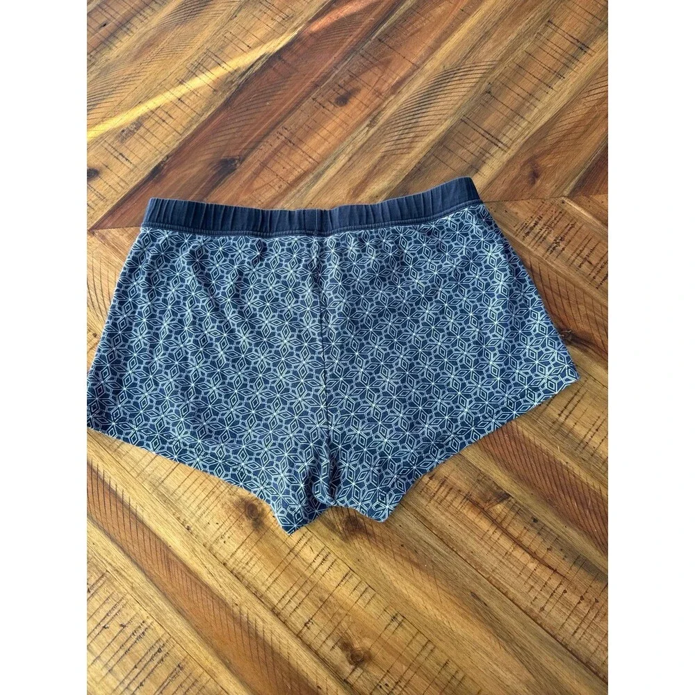 HOM & 2(X)IST Men’s Medium Trunks Briefs 2-Pack Navy Blue Geometric Designer Und